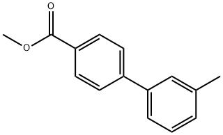 3'-甲基-[1,1'-联苯]-4-甲酸甲酯 结构式