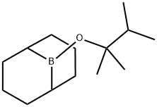 9-(1,1,2-三甲基丙氧基)-9-硼双环[3.3.1]壬烷 结构式