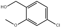 2-甲氧基-4-氟苯甲醇 结构式