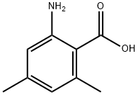 2-氨基-4,6-二甲基苯甲酸 结构式