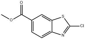 2-氯苯并噻唑-6-甲酸甲酯 结构式