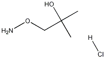 1-(AMINOOXY)-2-METHYLPROPAN-2-OL HYDROCHLORIDE 结构式