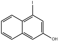 4-碘-2-萘酚 结构式