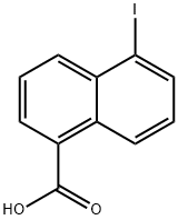 5-Iodonaphthalene-1-carboxylic acid 结构式