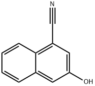 3-羟基-1-萘腈 结构式