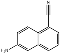 6-氨基-1-萘腈 结构式