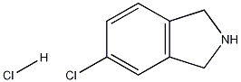 5-氯异二氢吲哚盐酸盐 结构式