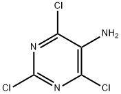 5-氨基-2,4,6-三氯嘧啶 结构式