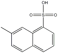 7-Methylnaphthalene-1-sulfonic acid 结构式