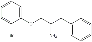 ALPHA-[(2-BROMOPHENOXY)METHYL]-BENZENEETHANAMINE 结构式