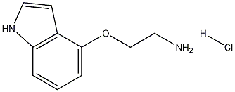 4-(2-氨乙基氧化吲哚)盐酸盐 结构式