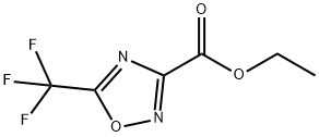 5-(三氟甲基)-1,2,4-恶二唑-3-羧酸乙酯 结构式