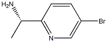 (S)-1-(5-溴-吡啶-2-基)-乙胺 结构式