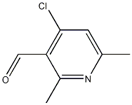 4-Chloro-2,6-dimethylpyridine-3-carboxaldehyde 结构式