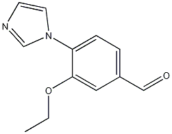 Benzaldehyde, 3-ethoxy-4-(1H-imidazol-1-yl)- 结构式