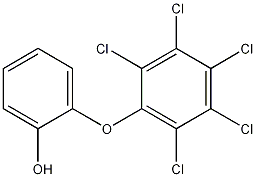 2-(2,3,4,5,6-PENTACHLOROPHENOXY)PHENOL 结构式
