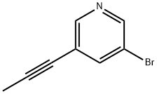 3-溴-5-(丙炔-1-基)吡啶 结构式