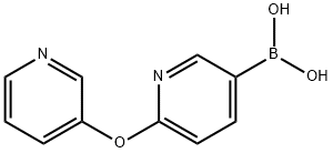 (6-(吡啶-3-基氧)吡啶-3-基)硼酸 结构式