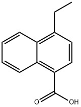 4-乙基-1-萘甲酸 结构式