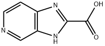 1H-咪唑并[4,5-C]吡啶-2-羧酸 结构式