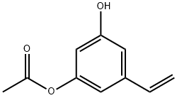 3-Acetoxy-5-hydroxy Styrene 结构式