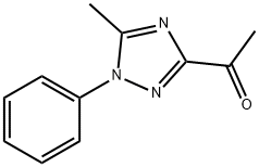 1-(5-甲基-1-苯基-1H-1,2,4-三唑-3-基)乙酮 结构式