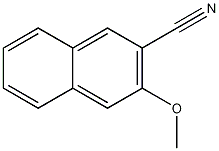 3-Methoxynaphthalene-2-carbonitrile 结构式