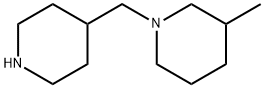 3-甲基-1-(4-哌啶基甲基)哌啶 结构式