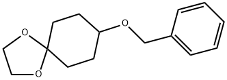 8-(苄氧基)-1,4-二氧杂螺[4.5]癸烷 结构式