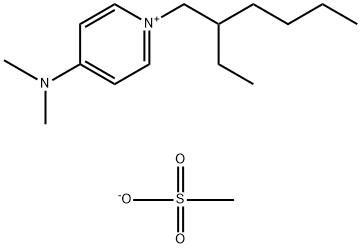 4-Dimethylamino-N-(2-ethylhexyl)pyridinium Mesylate 结构式