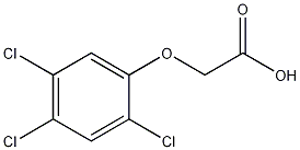 (2,4,5-Trichlorophenoxy)acetic acid 结构式