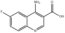 4-Amino-6-fluoroquinoline-3-carboxylic acid 结构式