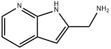 (1H-吡咯并[2,3-B]吡啶-2-基)甲胺 结构式