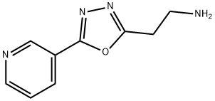 2-(5-(pyridin-3-yl)-1,3,4-oxadiazol-2-yl)ethanamine 结构式