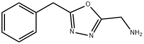 (5-benzyl-1,3,4-oxadiazol-2-yl)methanamine 结构式