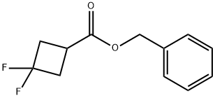 3,3-二氟环丁烷甲酸苄酯 结构式