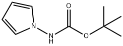 (1H-吡咯-1-基)氨基甲酸叔丁酯 结构式