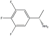 (S)-1-(3,4,5-三氟苯基)乙-1-胺 结构式