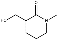 3-羟甲基-1-甲基-2-哌啶酮 结构式