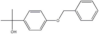 ALPHA,ALPHA-二甲基-4-(苯基甲氧基)苯甲醇 结构式