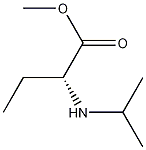 2-[(1-甲基乙基)氨基]丁酸甲酯盐酸盐 结构式