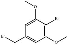 2-溴-5-(溴甲基)-1,3-二甲氧基苯 结构式