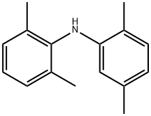 N-(2,6-二甲基苯基)-2,5-二甲基苯胺 结构式