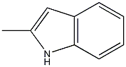 2-Methyl-1H-indole 结构式