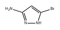 3-溴-1H-吡唑-5-胺 结构式
