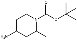 N-BOC-2-甲基-4-氨基哌啶 结构式