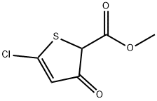 5-氯-3-羟基-2-噻吩甲酸甲酯 结构式