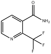 2-(三氟甲基)-3-吡啶甲酰胺 结构式