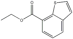 苯并[B]噻吩-7-甲酸乙酯 结构式