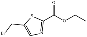 ethyl 5-(bromomethyl)thiazole-2-carboxylate 结构式